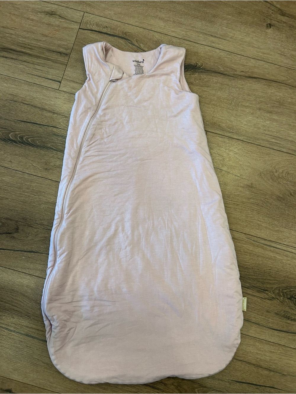Wildbird cloud blend blush pink toddler sleep sack